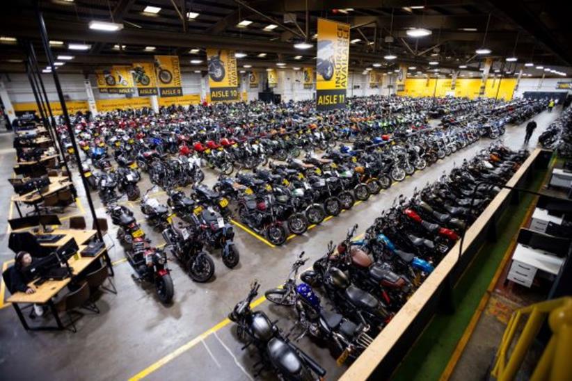 Used motorcycles Parked at SuperBike Factory