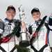 Ben and Tom Birchall with Isle of Man TT winners trophy