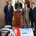 Ben and Tom Birchall with the Segrave Trophy and their sidecar