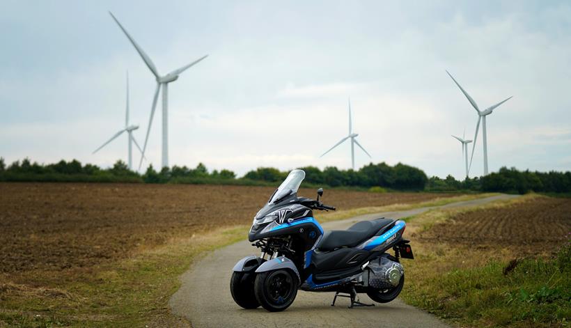 WMC300E+ parked on a gravel road