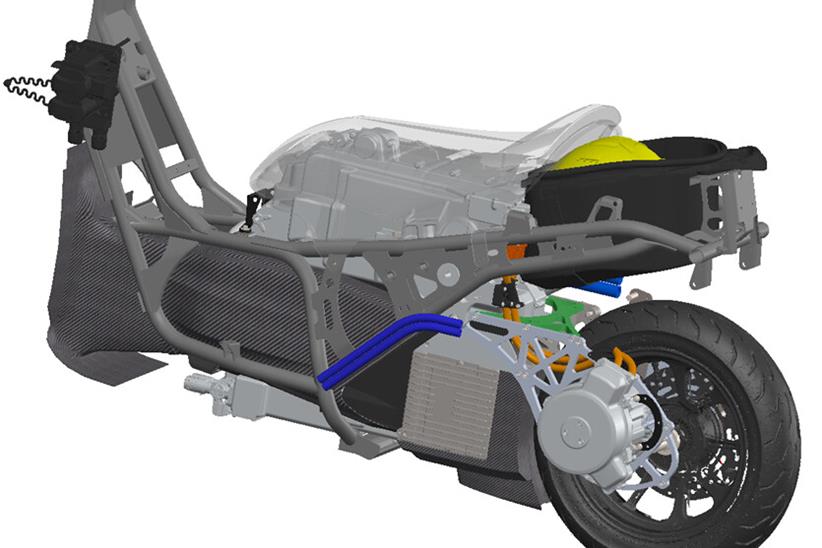 WMC300E+ CAD drawing showing internals