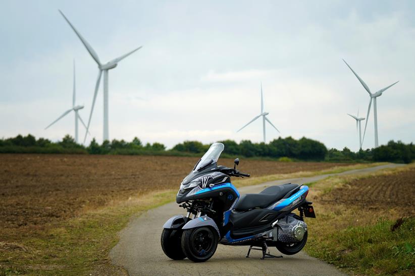 WMC300E+ parked on a gravel road