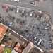 Motorcyclists gather for a tribute ride. Credit: TheDroneMan