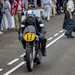 Goodwood Revival rider leaving pitlane