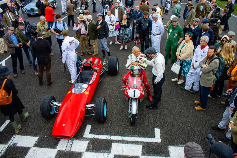 John Surtees honoured at the Goodwood Revival