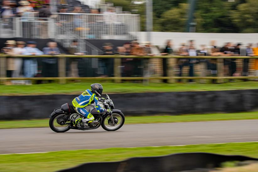 James Ellison riding at the Goodwood Revival