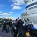 Michael joins the queue for the Brittany Ferries trip back to Blighty