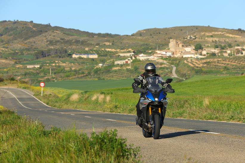 Michael Guy riding his Suzuki GSX-S1000GX in Spain