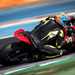 Ducati Panigale V4S knee down cornering action