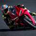 Ducati Panigale V4S front cornering action shot