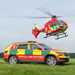 Critical care response car and Air Ambulance helicopter