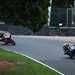 Kyle Ryde pulls away from Glenn Irwin and Lee Jackson at Oulton Park