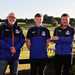 Joe Talbot with OMG Racing's Alan Gardner and Paul Curran