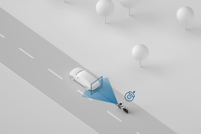 Bosch Riding Distance Assist diagram