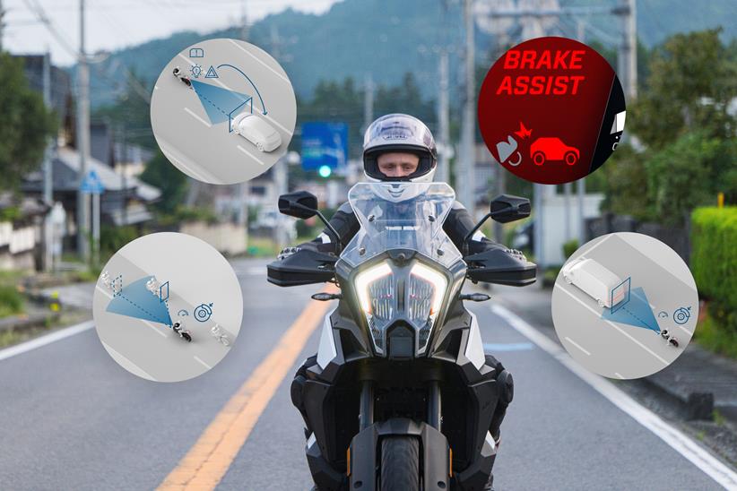 Bosch and KTM's ARAS radar system