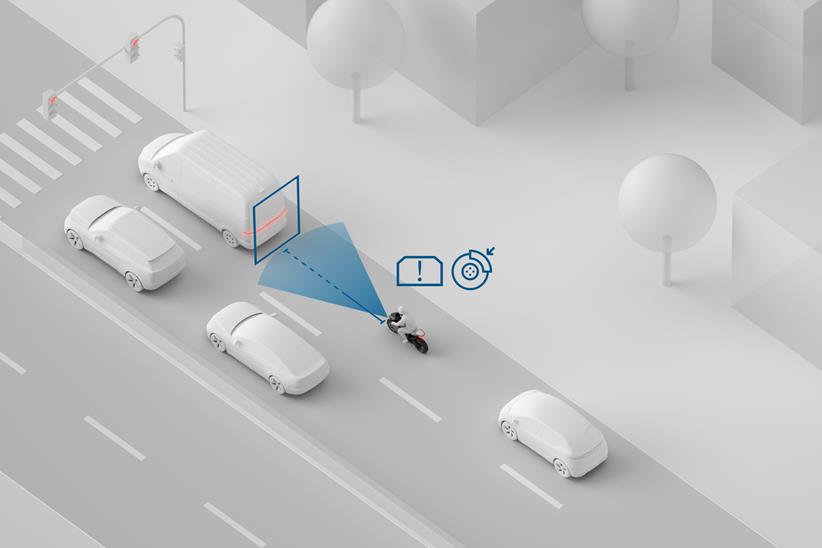 Bosch Emergency Brake Assist diagram