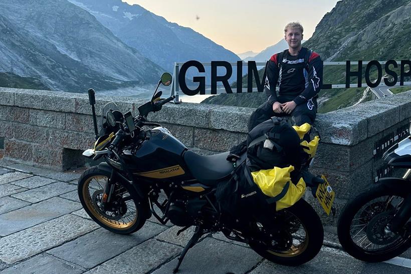 Royal Enfield Himalayan 450 in the Alps