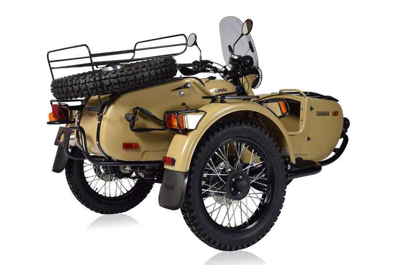 Ural Gear Up rear three quarters