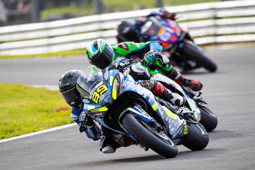 Suzuki GSX-8R on track at Oulton Park