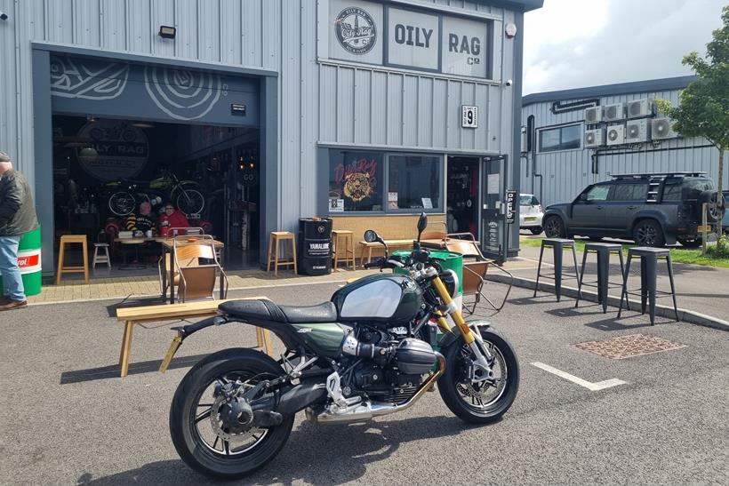 BMW R12 nineT at the Oily Rag