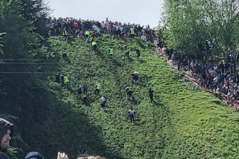 Cheese rolling