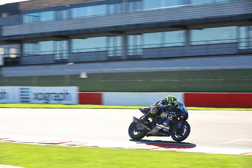 Kyle Ryde on his way to pole position at Donington Park