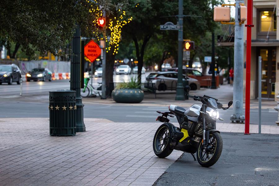 2025-on Can-Am Pulse parked in the city