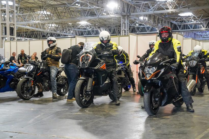 Motorcycle Live test ride area