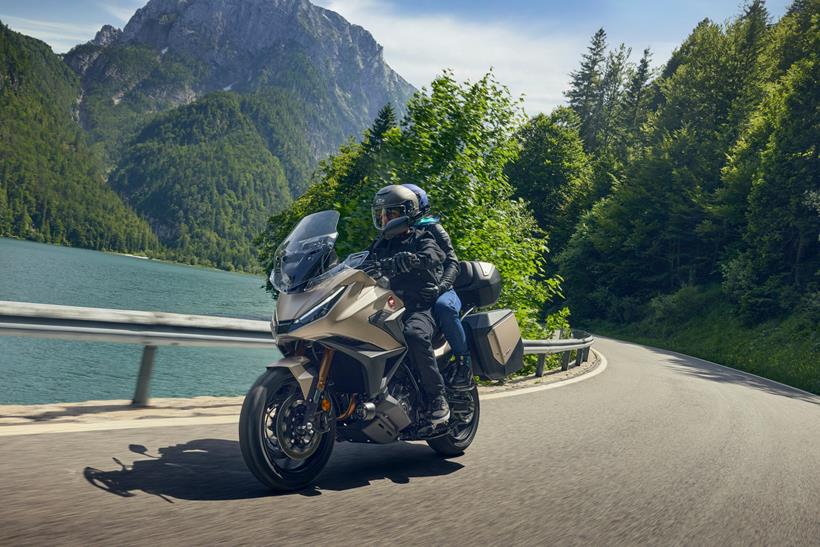 2025 Honda NT1100 tourer side view on a road