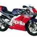 Aprilia RS250 motorcycle review - Side view