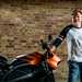 Charley Boorman with Harley-Davidson Livewire