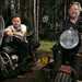 Charlie Boorman and Ewan McGregor with their classic bikes used for the new AppleTV+ series