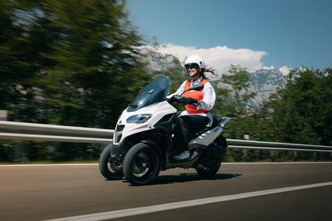 Piaggio update practical three-wheeled range with new MP3 310 commuter scooter