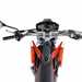 Aprilia RX50 motorcycle review - Front view