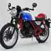 Honda CGX150 red, white and blue