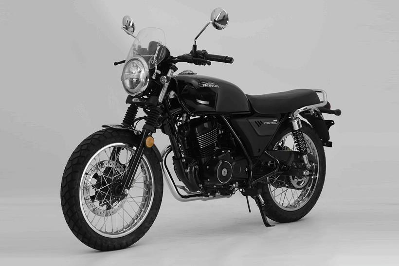 Honda CGX150 black paint finish