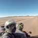 Sidecar Guys selfie riding through desert