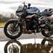 Dunlop Mutant tyres on a Triumph Speed Triple in wet conditions