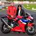 DAO Racing owner Sommai Nantakoon with Honda Racing UK boss Havier Beltran at Donington Park