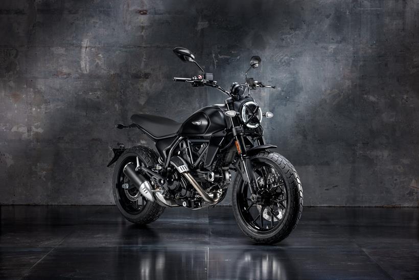 Ducati Icon Dark front three quarter