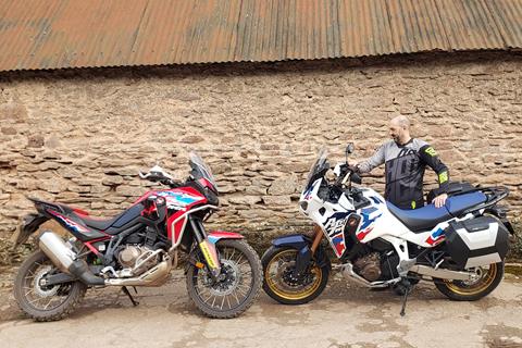 I took my Africa Twin to the Honda Adventure Centre but I rode one of theirs instead