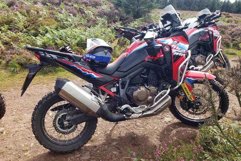 Honda Africa Twin off-road school