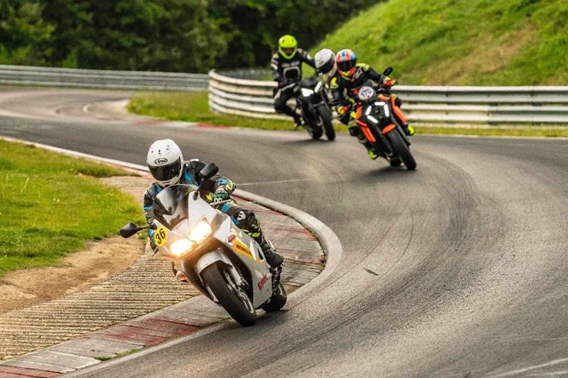 Two-up motorcycle lap of the Nurburgring