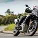 KTM 790 Adventure cornering on road