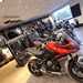 Triumph motorcycle showroom