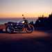 2025 Triumph Speed Twin 900 parked at dusk