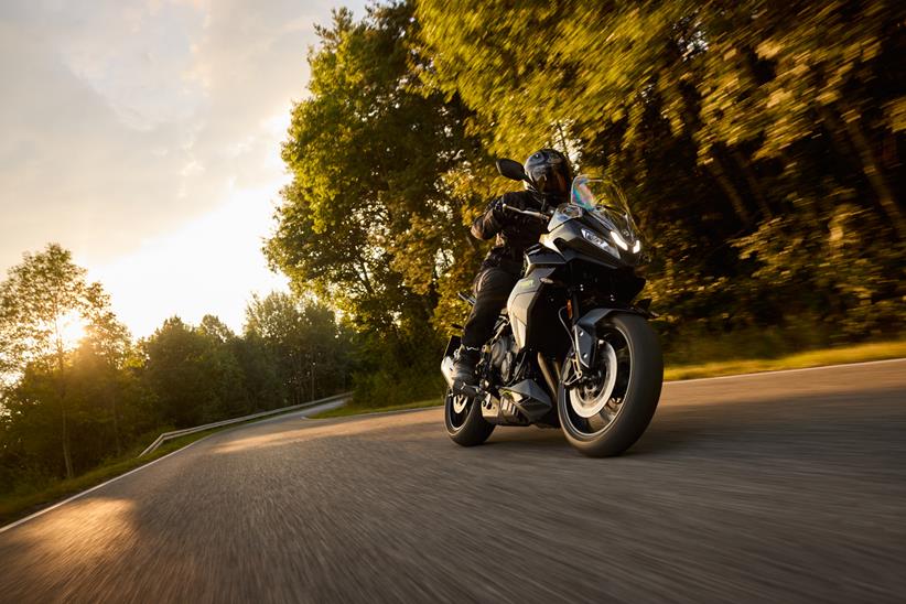 Triumph Tiger Sport 800 ridden on the road