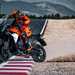 KTM 1390 Super Adventure S Evo sliding the rear wheel