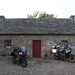 BMW R1300GS and H-D PanAm at Davidson Cottage