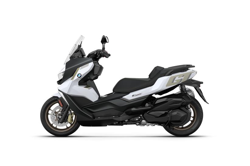 BMW C400GT scooter side view